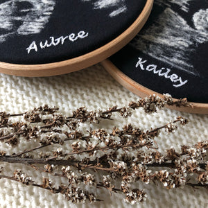Name/Date Embroidery- For Ultrasound